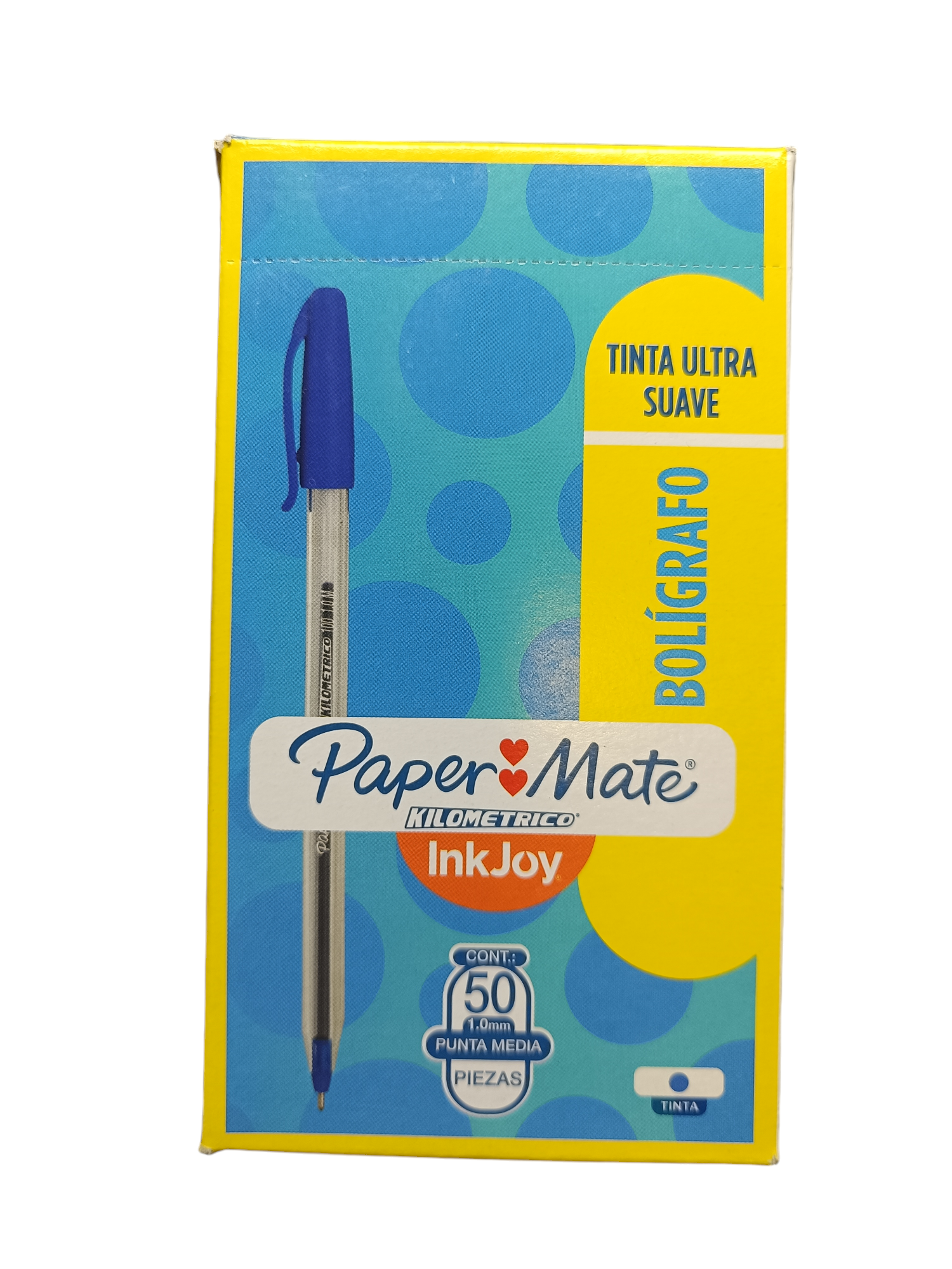 Caja 50 Boligrafo Azul Paper Mate