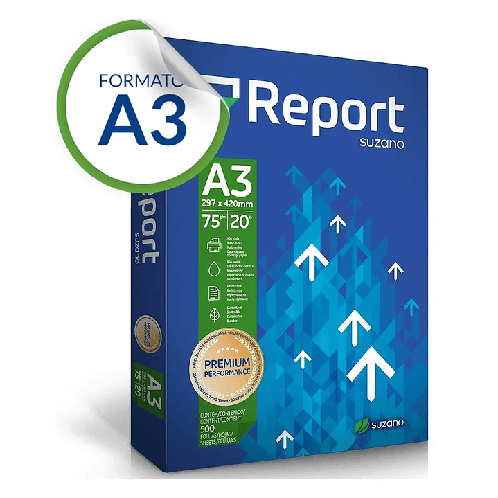 Resma Report 75gr A3 500 hojas  1