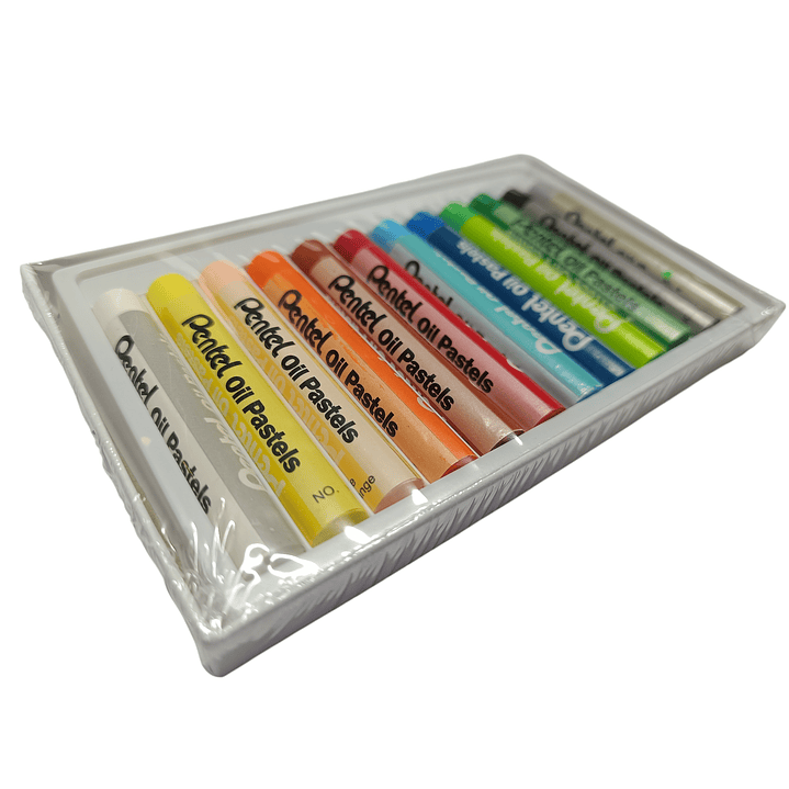Crayones Óleo - Pastel 12 colores Pentel 2