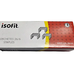 Corchetes 26/6 Isofit caja 5000und.