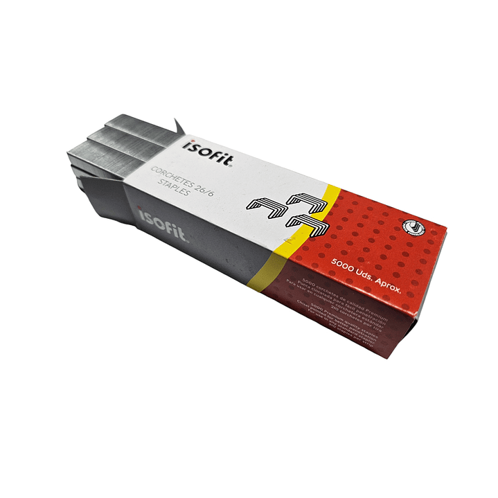 Corchetes 26/6 Isofit caja 5000und. 4