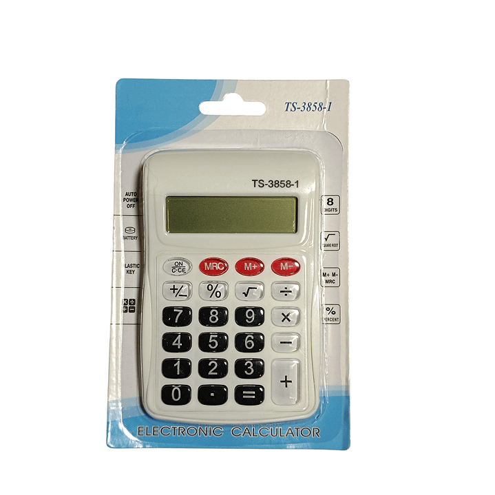 Calculadora Pequeña 8 digitos TS-3858-1 2