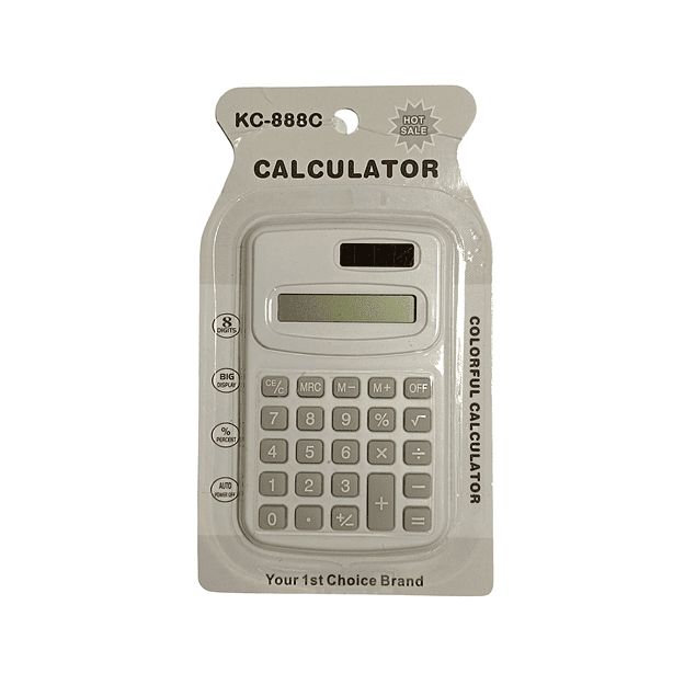 Calculadora Pequeña 8 digitos KC-888