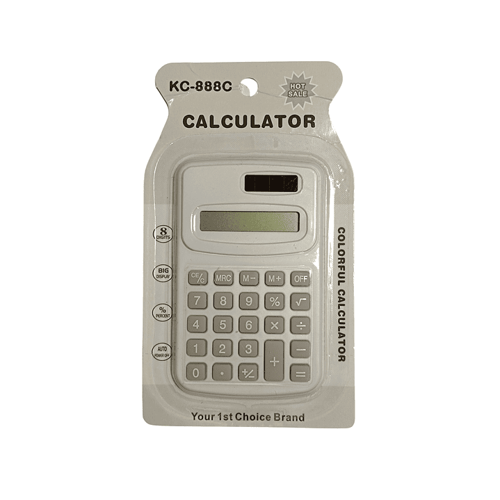 Calculadora Pequeña 8 digitos KC-888 6