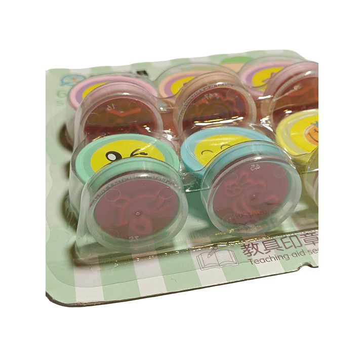 Pack 6 Timbres de tinta Emoticones 2