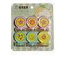 Pack 6 Timbres de tinta Emoticones - Miniatura 1
