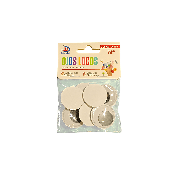 Ojos Locos Negros 18