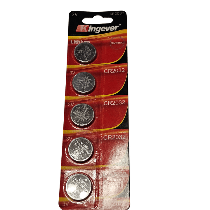 Pack 5 Pilas Cr2032 1