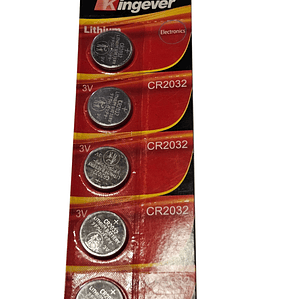 Pack 5 Pilas Cr2032