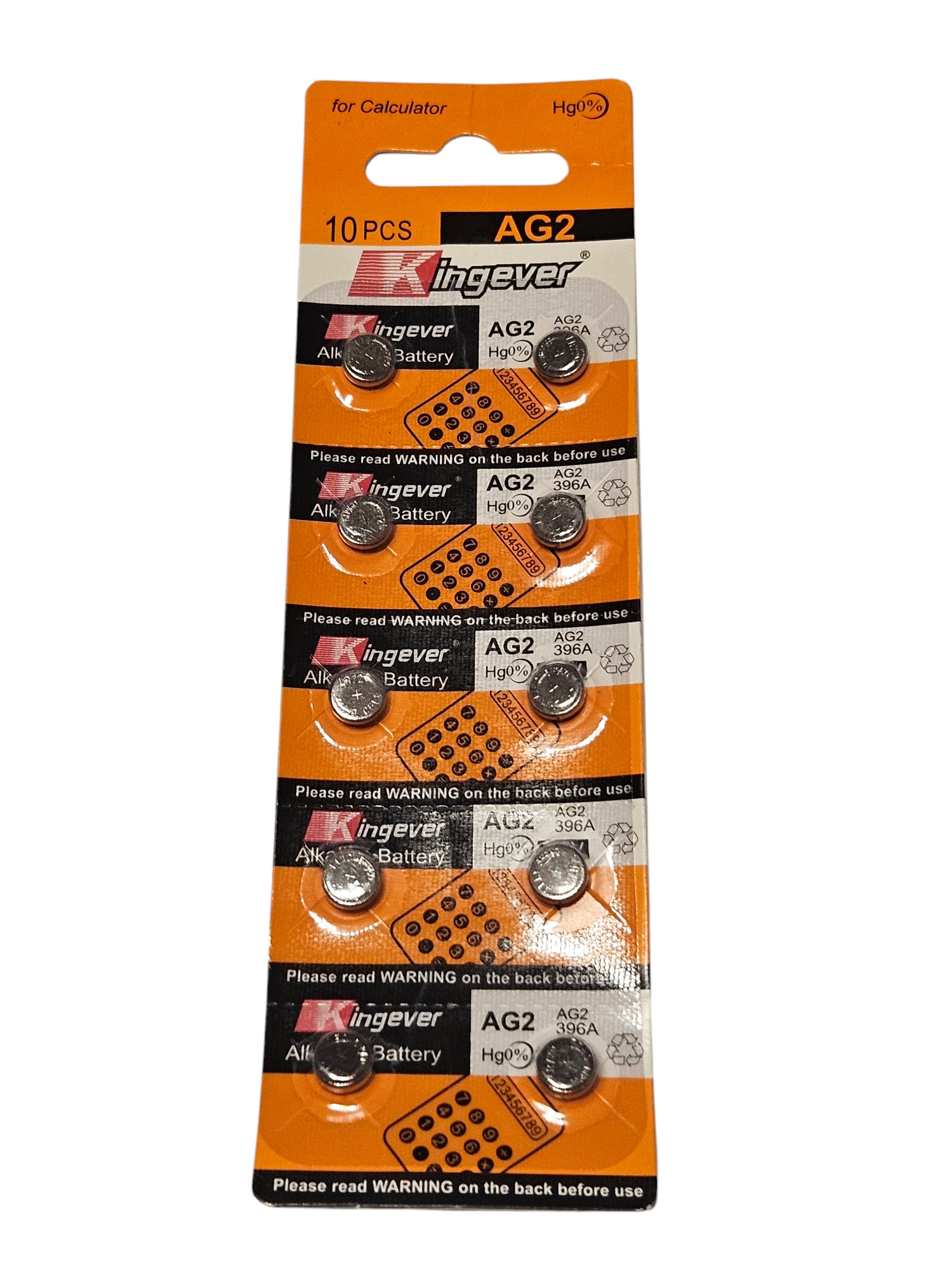 Pack 10 Pilas AG2
