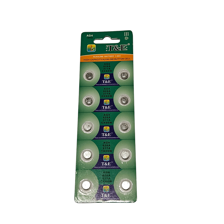 Pack 10 Pilas AG4 1