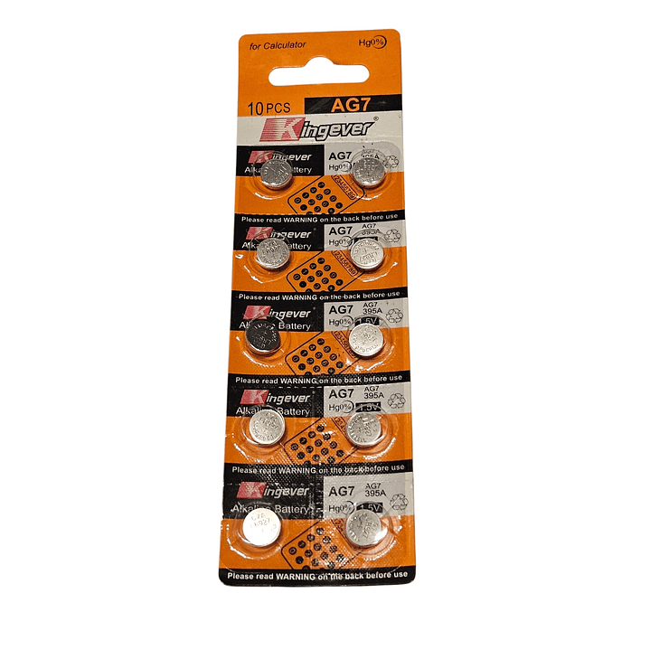 Pack 10 Pilas AG7 1