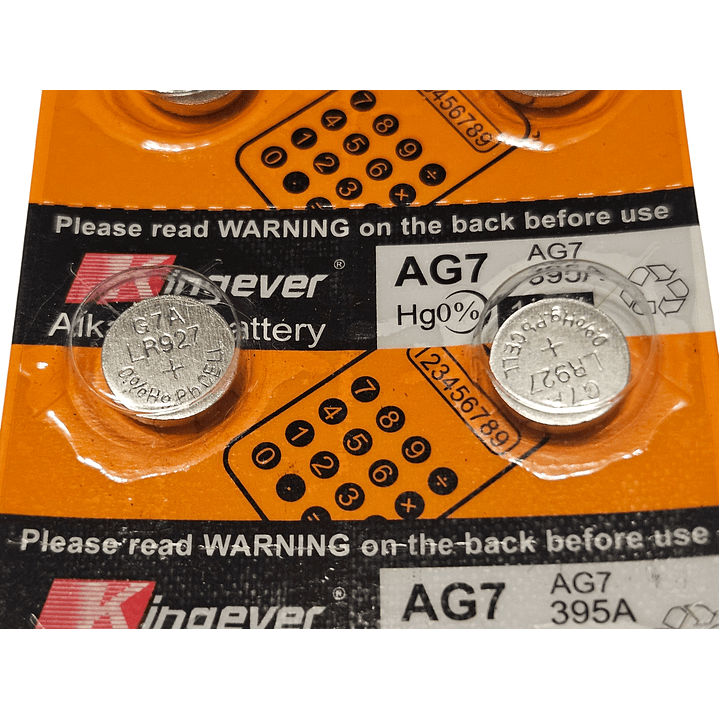 Pack 10 Pilas AG7 2
