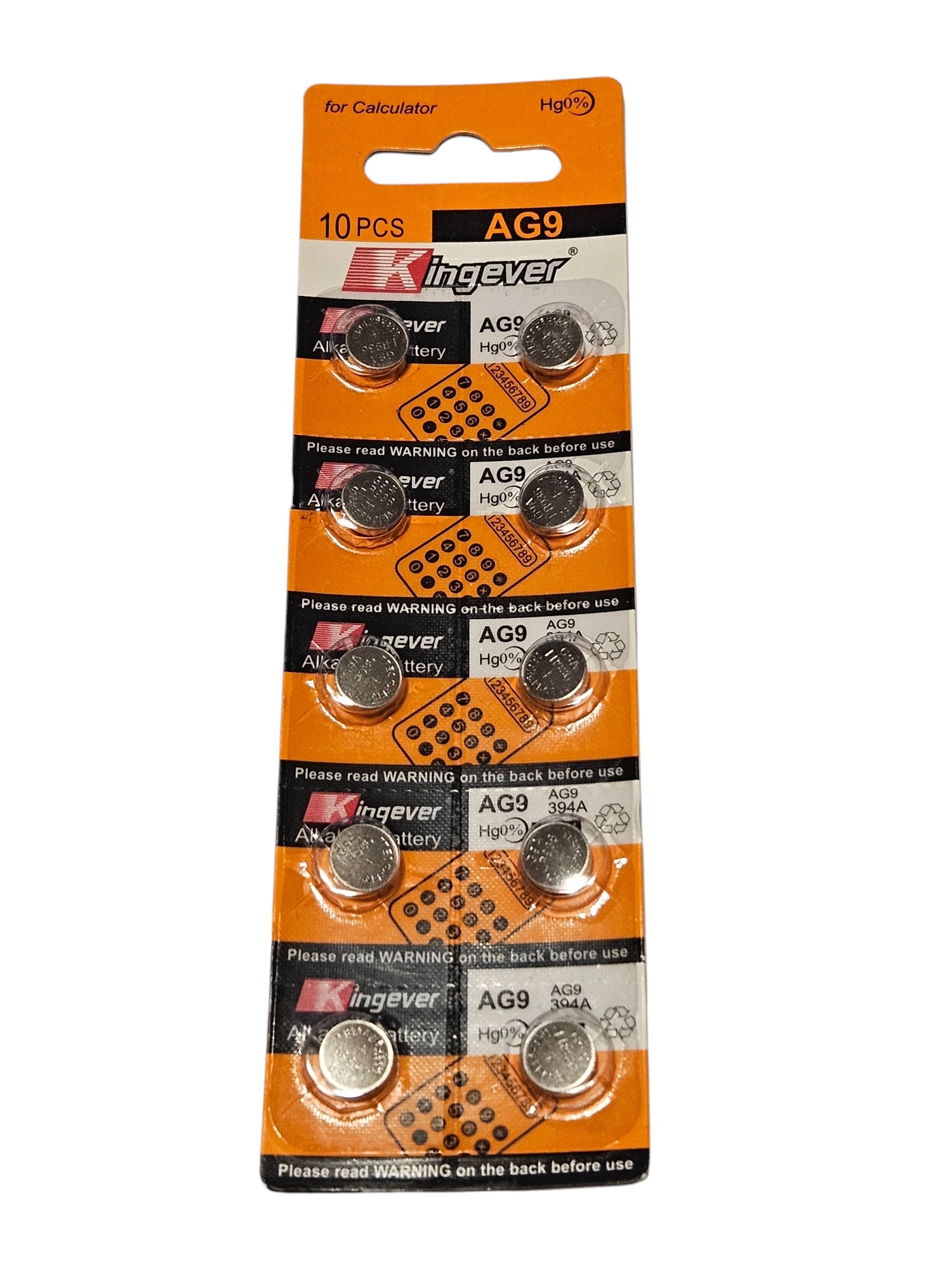 Pack 10 Pilas AG9