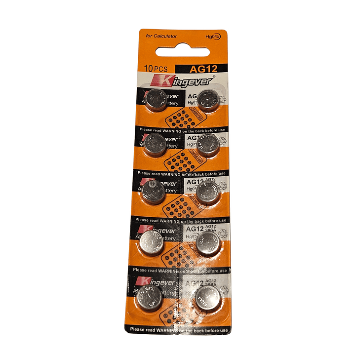 Pack 10 Pilas AG12 1