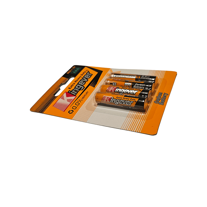 Pack 4 Pilas AAA Kingever 3