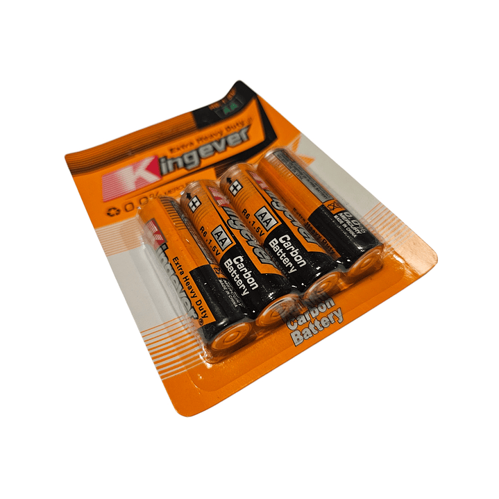 Pack 4 Pilas AA Kingever 2