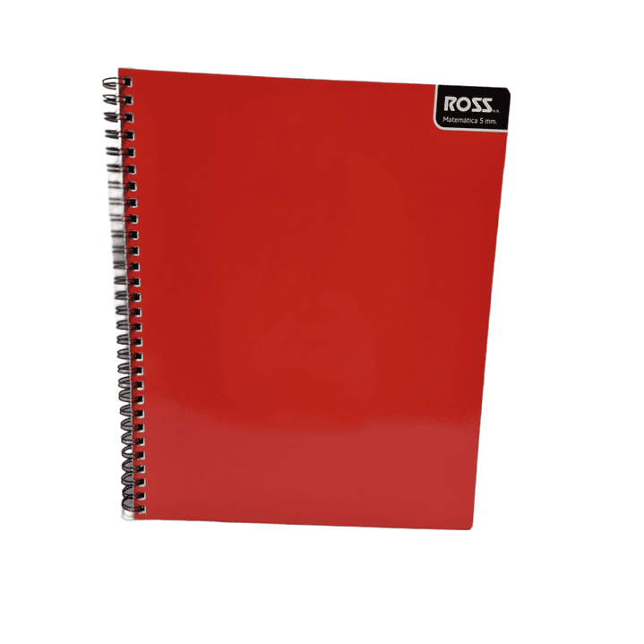 Pack 10 Cuaderno Universitario Ross 5mm Doble Espiral 4