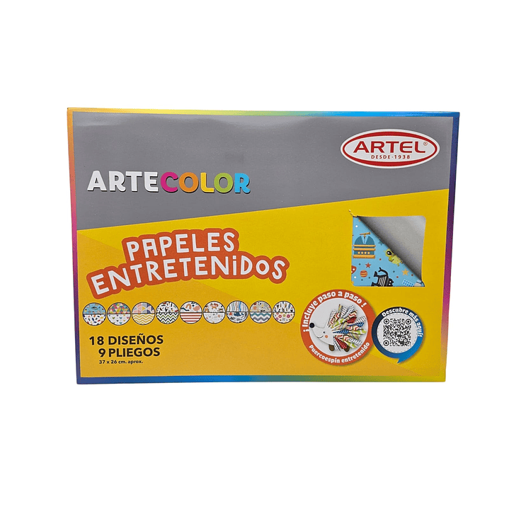 Block Papel Entretenido Artel 37x26cm 1