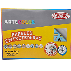 Block Papel Entretenido Artel 37x26cm