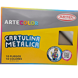 Block Cartulina Metálica Artel 26x36cm