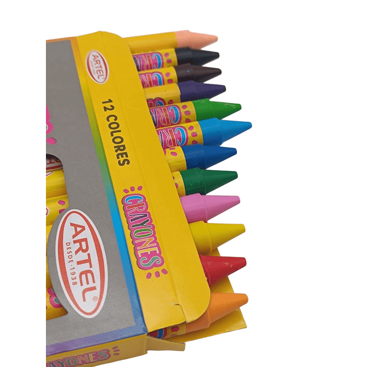 Crayones 12 Colores Artel 3