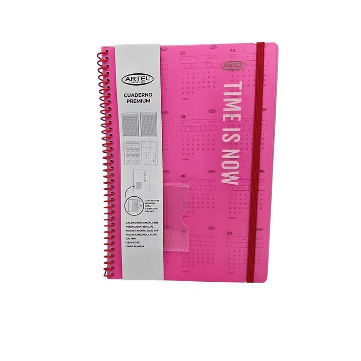 Cuaderno Premium Time Is Now Tapa Blanda Artel  5