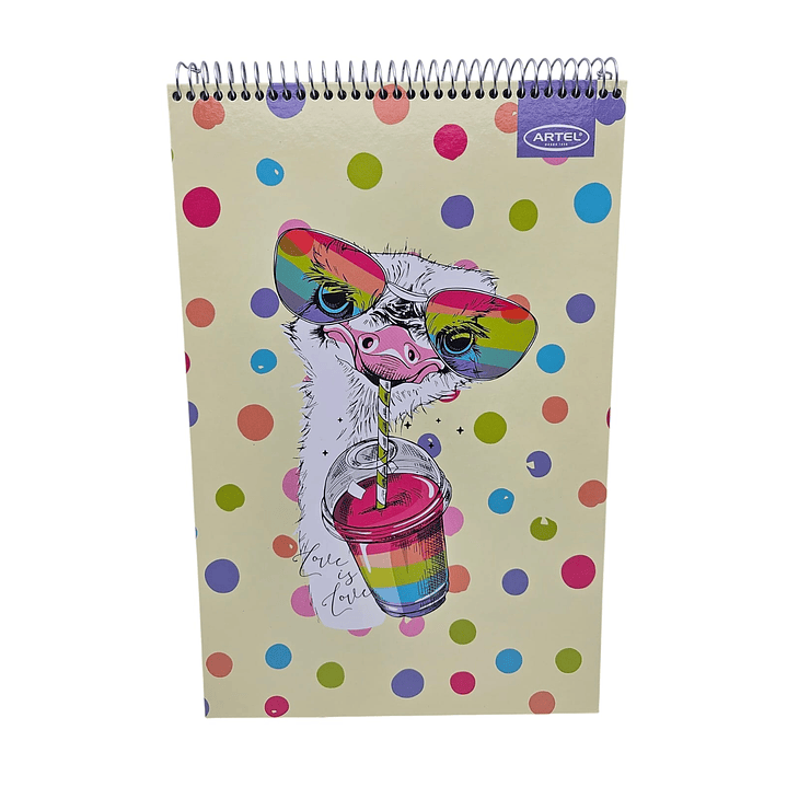 Croquera Tamaño Oficio Animales Divertidos Artel 3