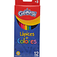 Lápices 12 Colores Largos Hexagonal Georgi - Miniatura 1