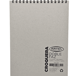 Croquera Tamaño Carta Doble Faz Artel