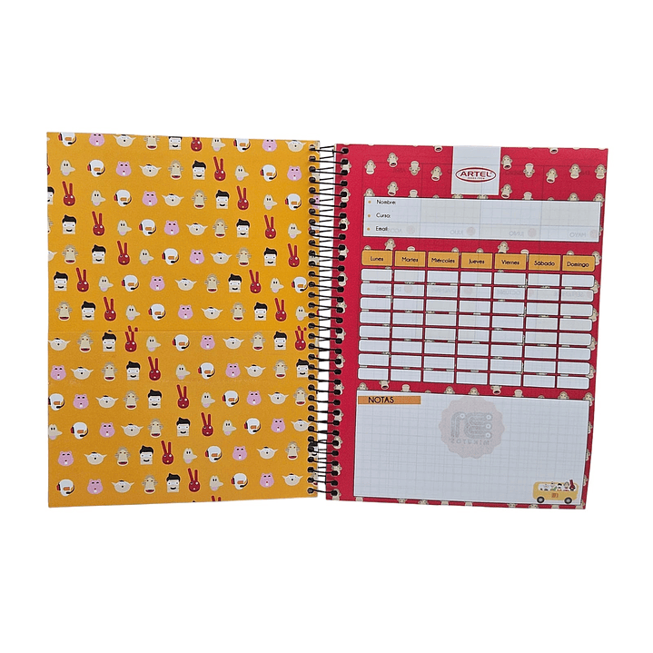 Cuaderno 3 materias Artel 31 minutos  3