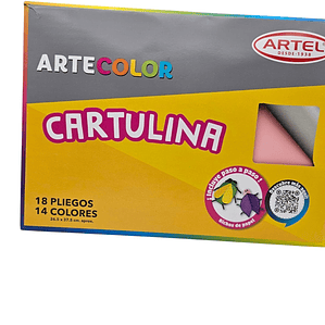 Block cartulina de colores Artel