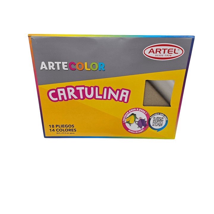 Block cartulina de colores Artel 4