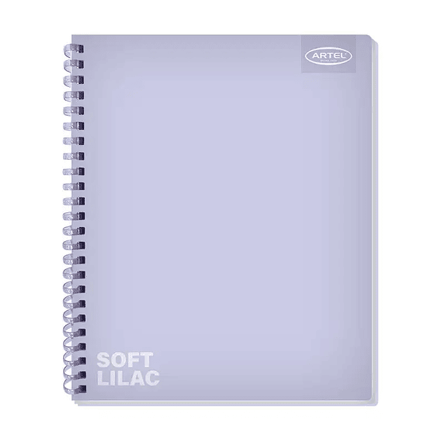 Pack 5 Cuadernos Universitario Espiral Soft Color Pastel Artel