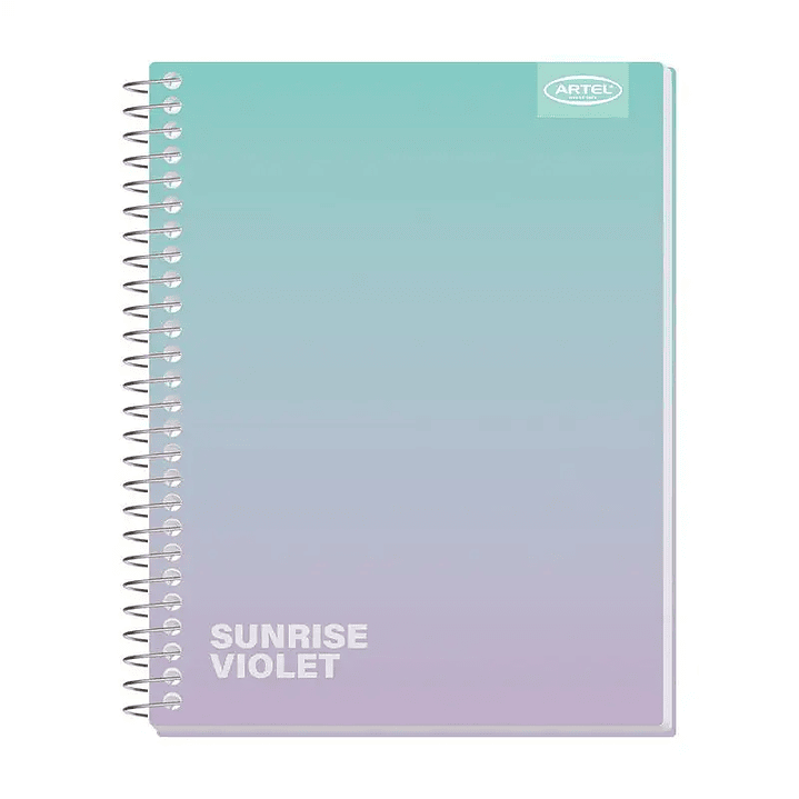 Cuaderno 3 Materias PASTEL GRADIENT Artel 1