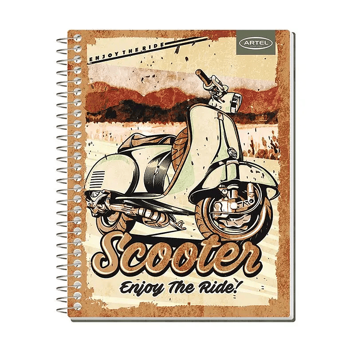 Cuaderno 3 Materias RETRO PREMIUM Artel 1