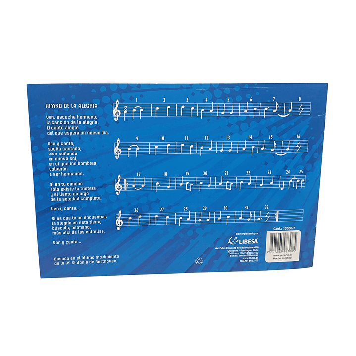 Cuaderno de Musica Pauta Entera 2