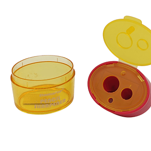 Saca Punta Basurero Doble con Tapa