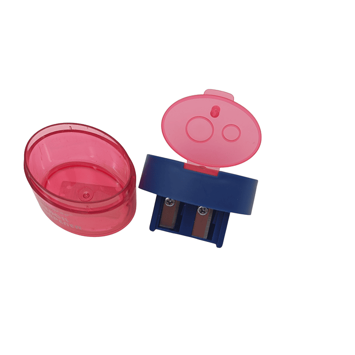 Sacapuntas Basurero Doble con Tapa 9