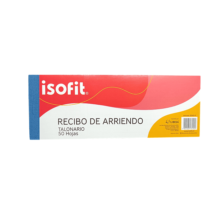 Recibo de Ariendo Isofit 1