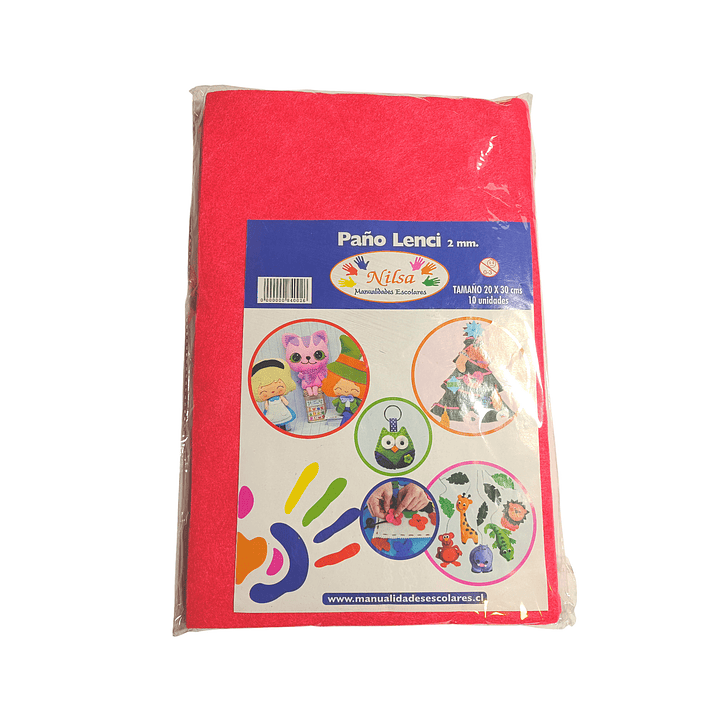 Pack 10 Pañoneci 30x20Cms Colores 16