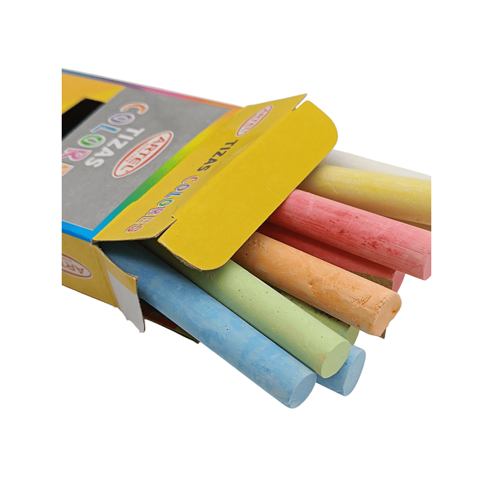Caja de 12 Tizas de Colores Artel 3