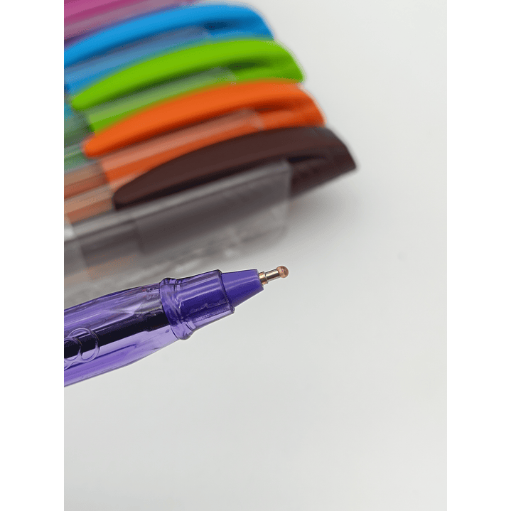 10 Boligrafos Colorfan Artel 2