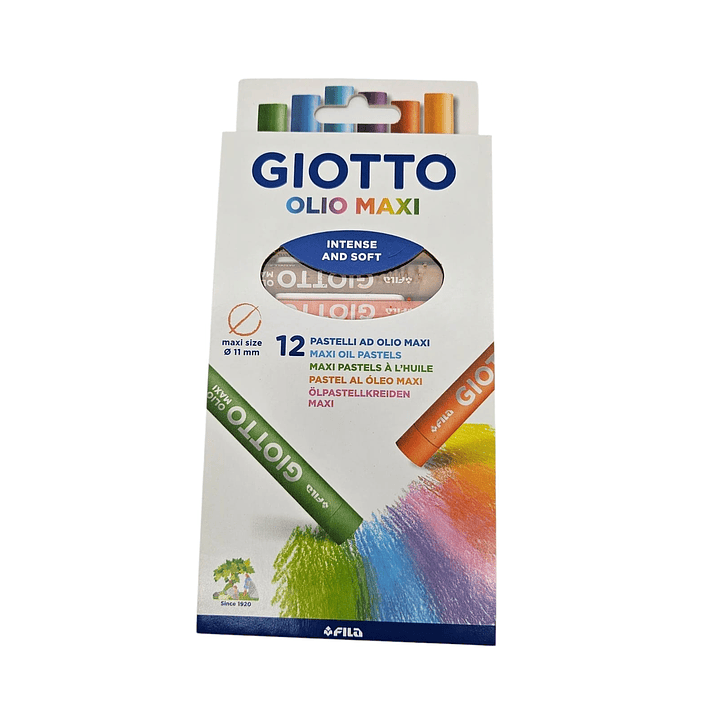 Giotto Olio Maxi 12 Colores 1