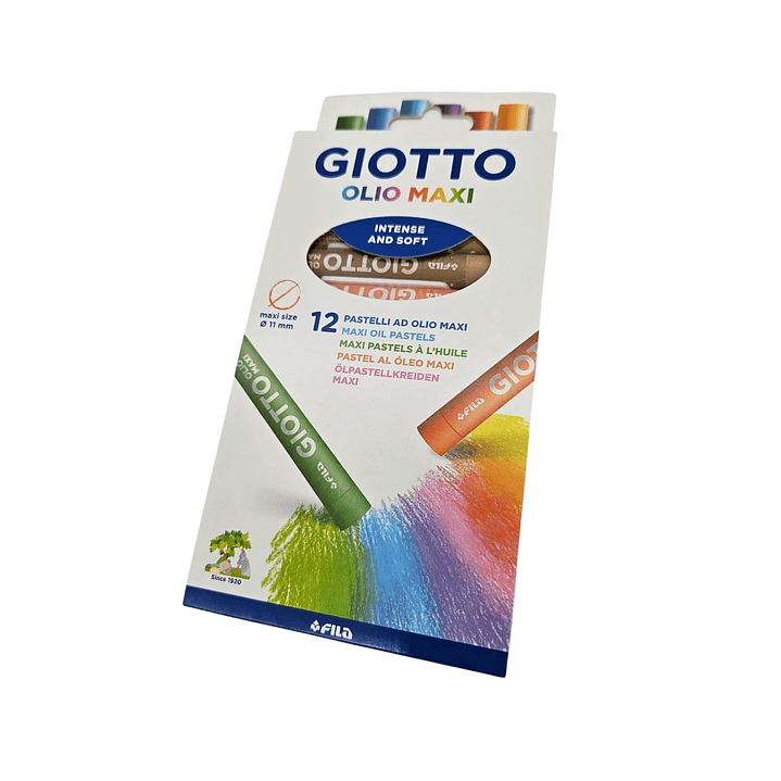 Giotto Olio Maxi 12 Colores 3