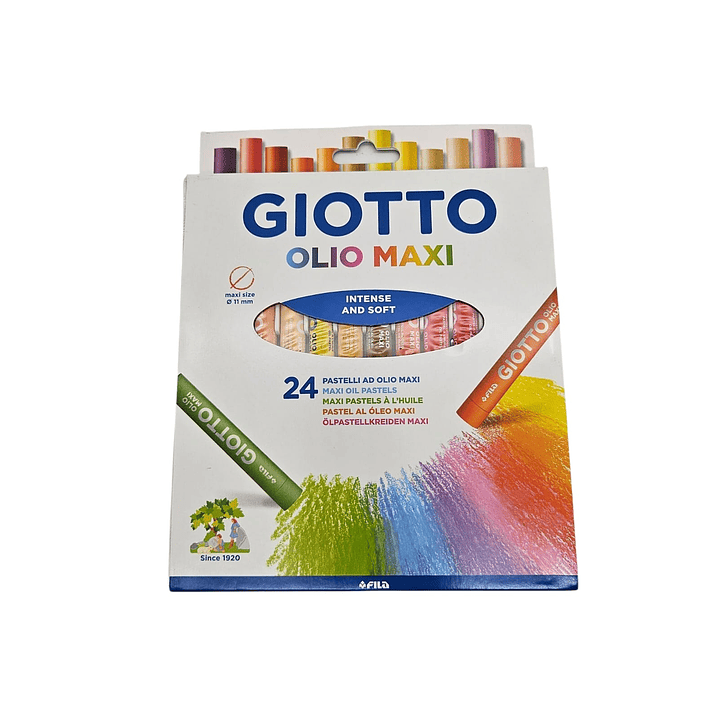 Giotto Olio Maxi 24 Colores 1