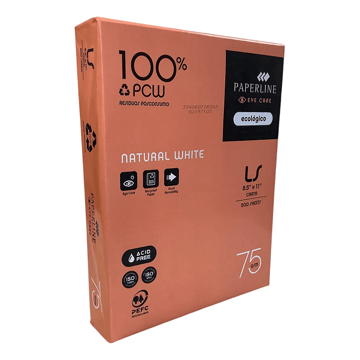 Resma Carta Paperline Eye Care Ecologico 1