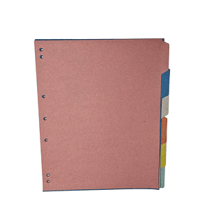 Separador Tamaño Carta 6 unidades