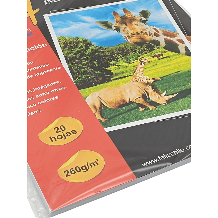 Papel Foto A4 260g 20 hojas  2