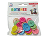 Botones de madera colores 2cm de diametro - Miniatura 1